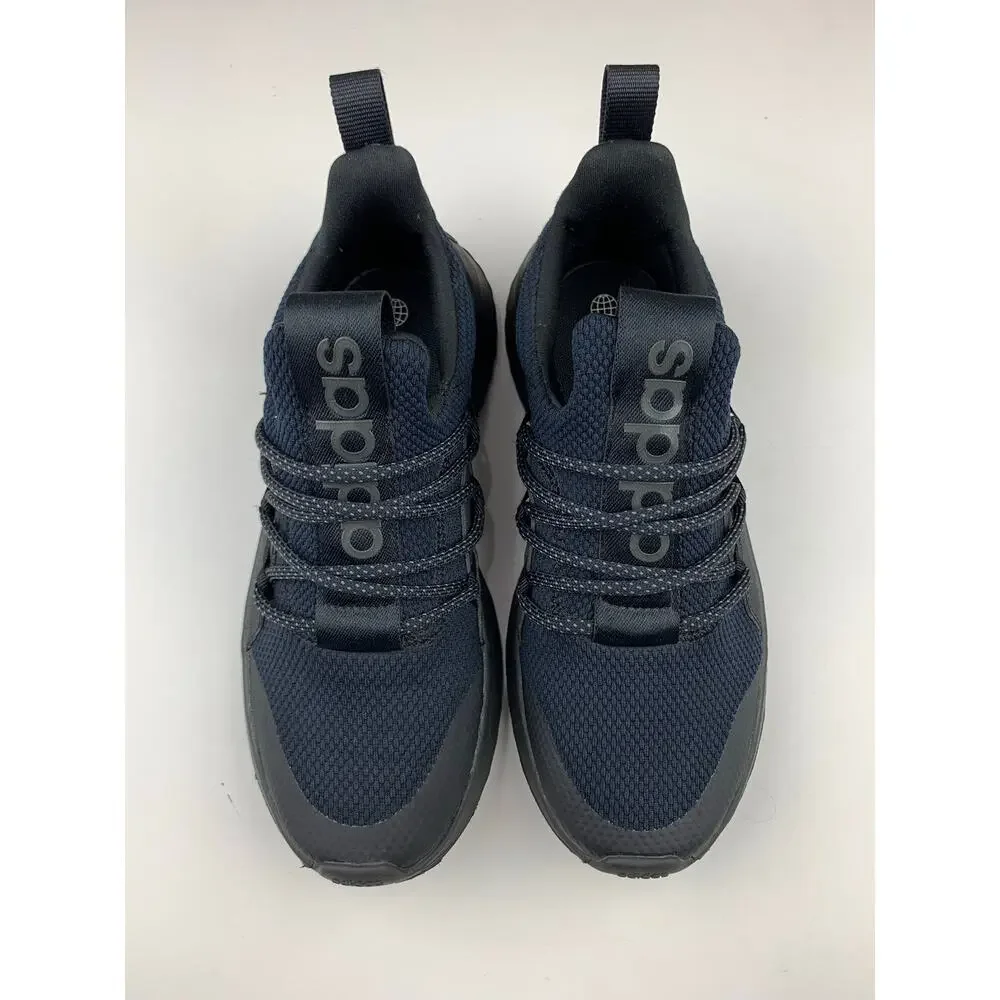 Adidas Boys Lite Racer Adapt 5.0 Running Shoes Slip On Black Sneakers Size 3.5